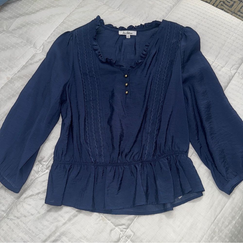 Sam Edelman Peplum Top- new without tags- size small - Picture 7 of 11